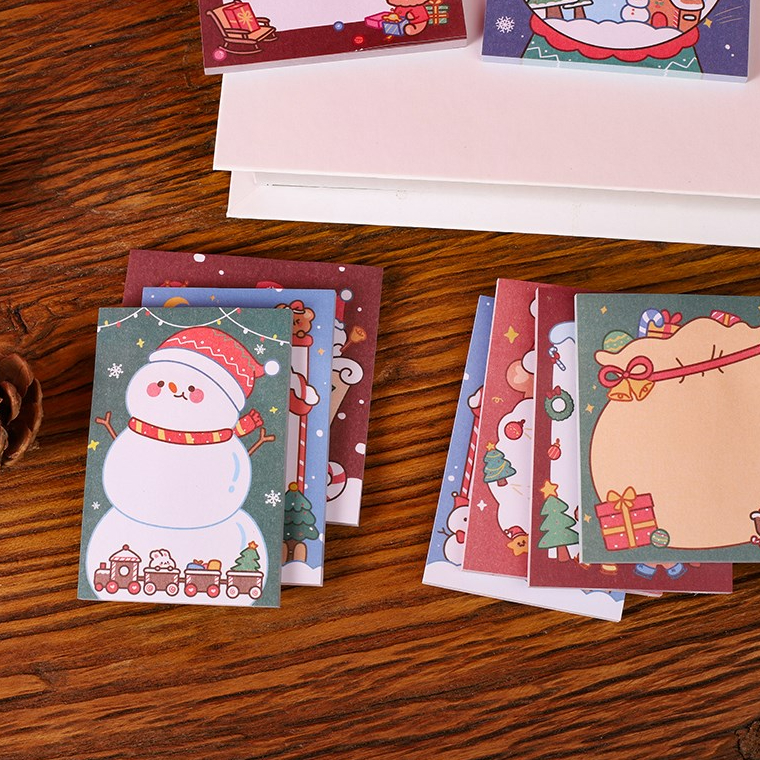Custom Christmas Theme Notepads Small To D...