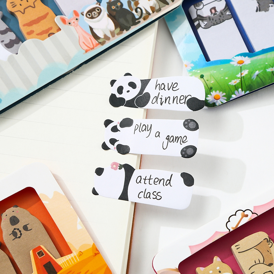 Cute Cartoon Animal Small Notepad Set Fun ...
