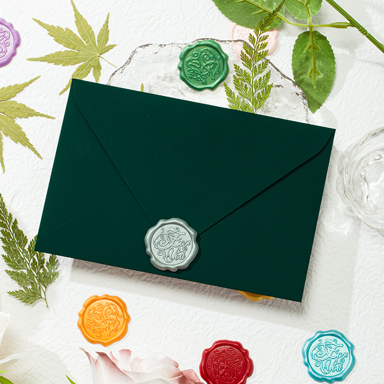 DIY Gift Wax Sticker Custom Vintage Decorative Wax Seal Sticker Set