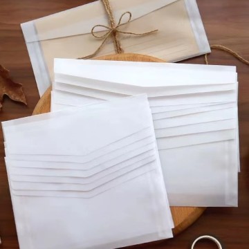 Customize Size Clear Vellum Envelope Durable Thickened Envelopes