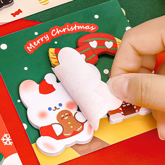 Eco Friendly Kawaii Christmas Notepad Set ...