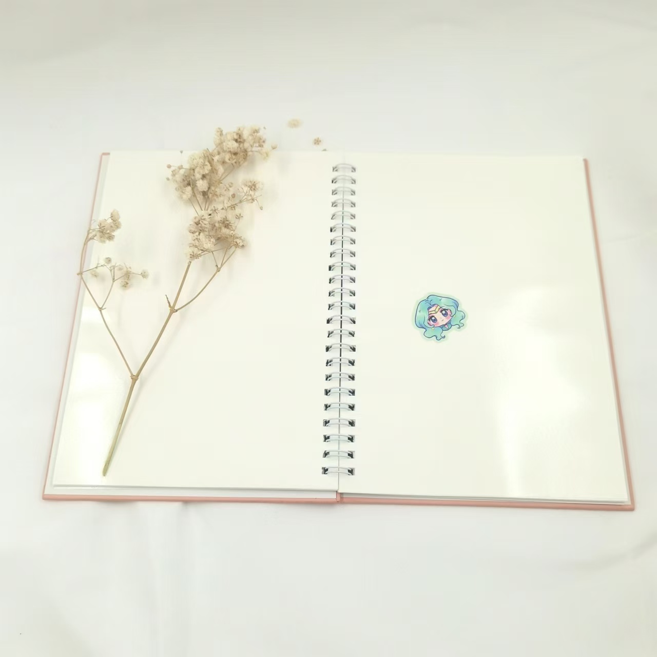 Custom hard cover reusable sticker book