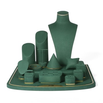 Suporte para colar e brinco de madeira ROMI Di...