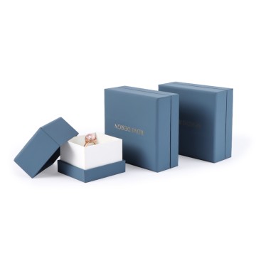 ROMI blue box jewelry Flat Jewelry Box for bangle