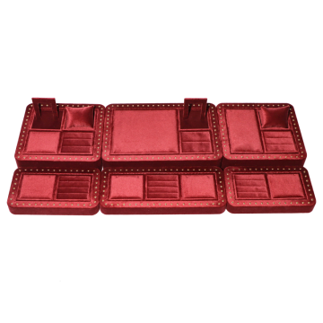 Perhiasan Kulit Beludru Merah Mawar ROMI...