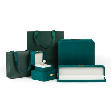 ROMI Green Mother Of Pearl Jewelry Box Cardboard Jewelry Boxes