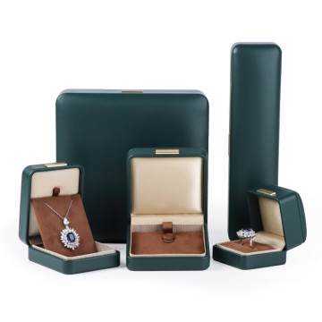 ROMI Antique Ring Box Mens Leather Jewelry Box