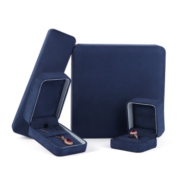 ROMI Unique Navy Standing Jewelry Box...