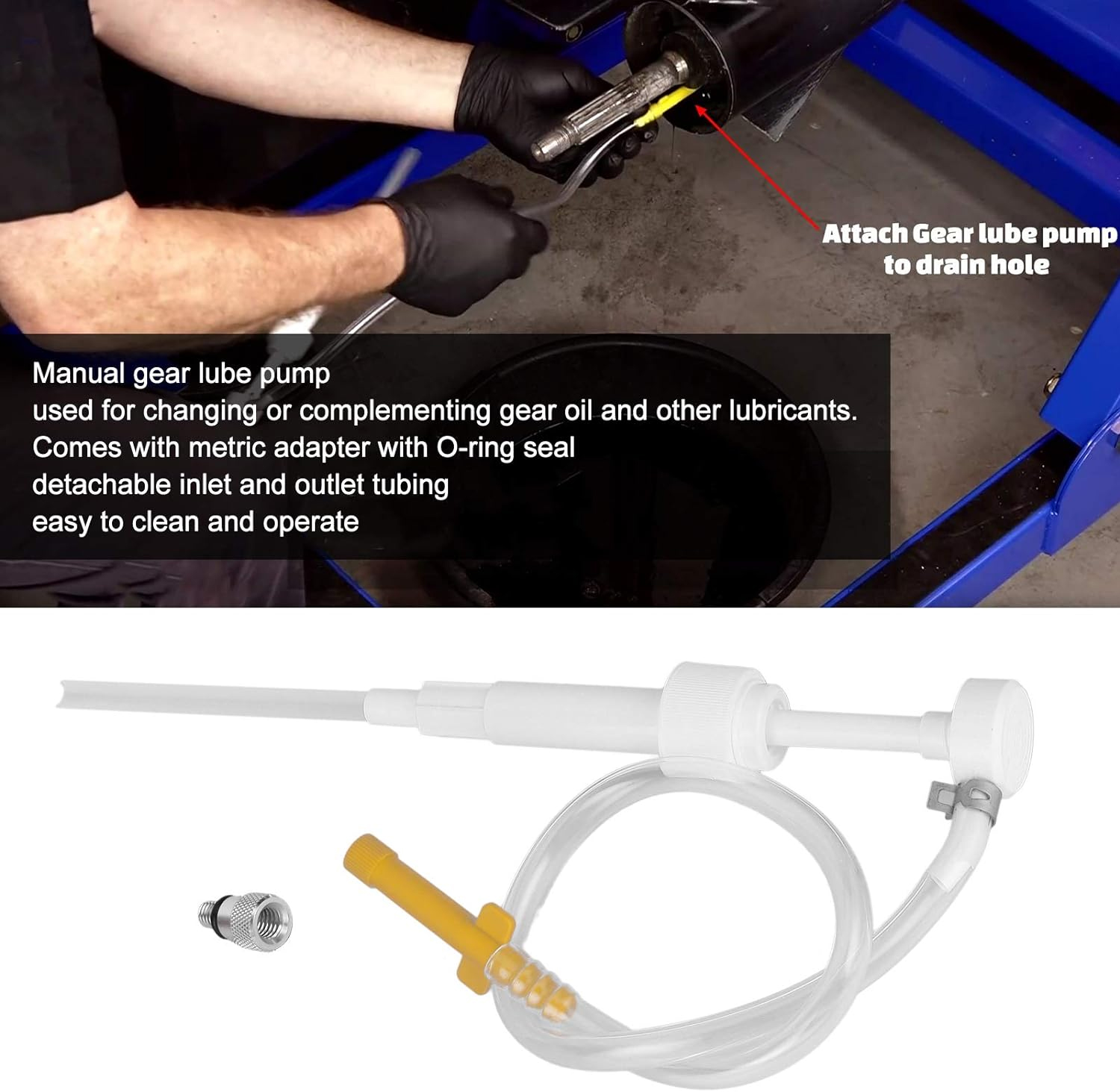 gear oil and fluid pump
