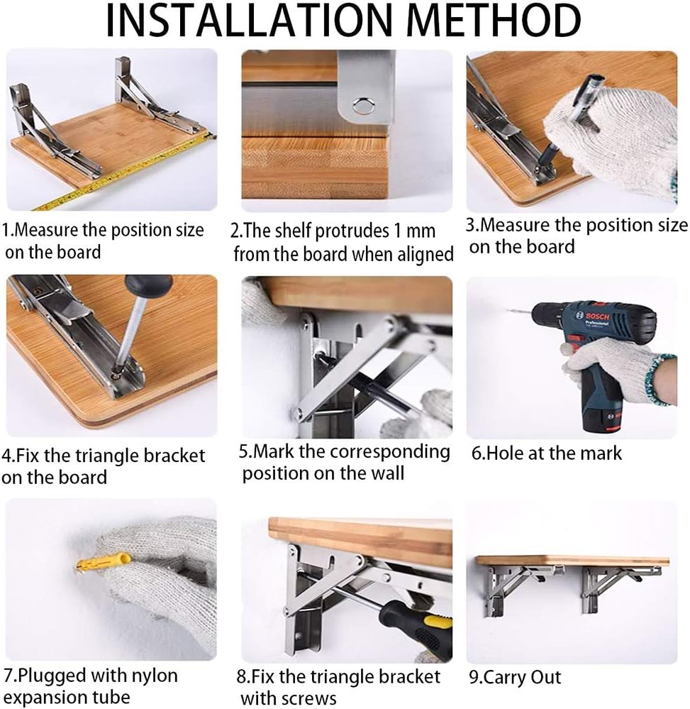 stainless steel folding table bracket use 4