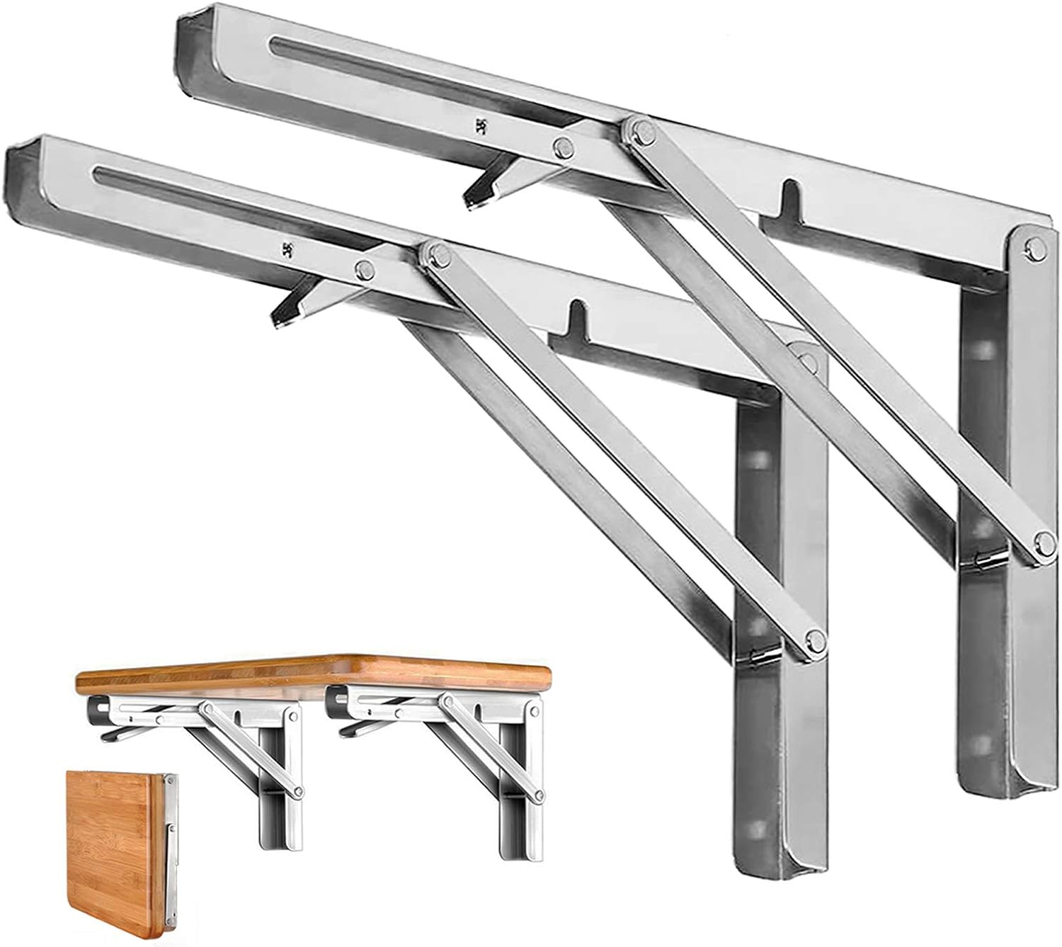 stainless steel folding table bracket use