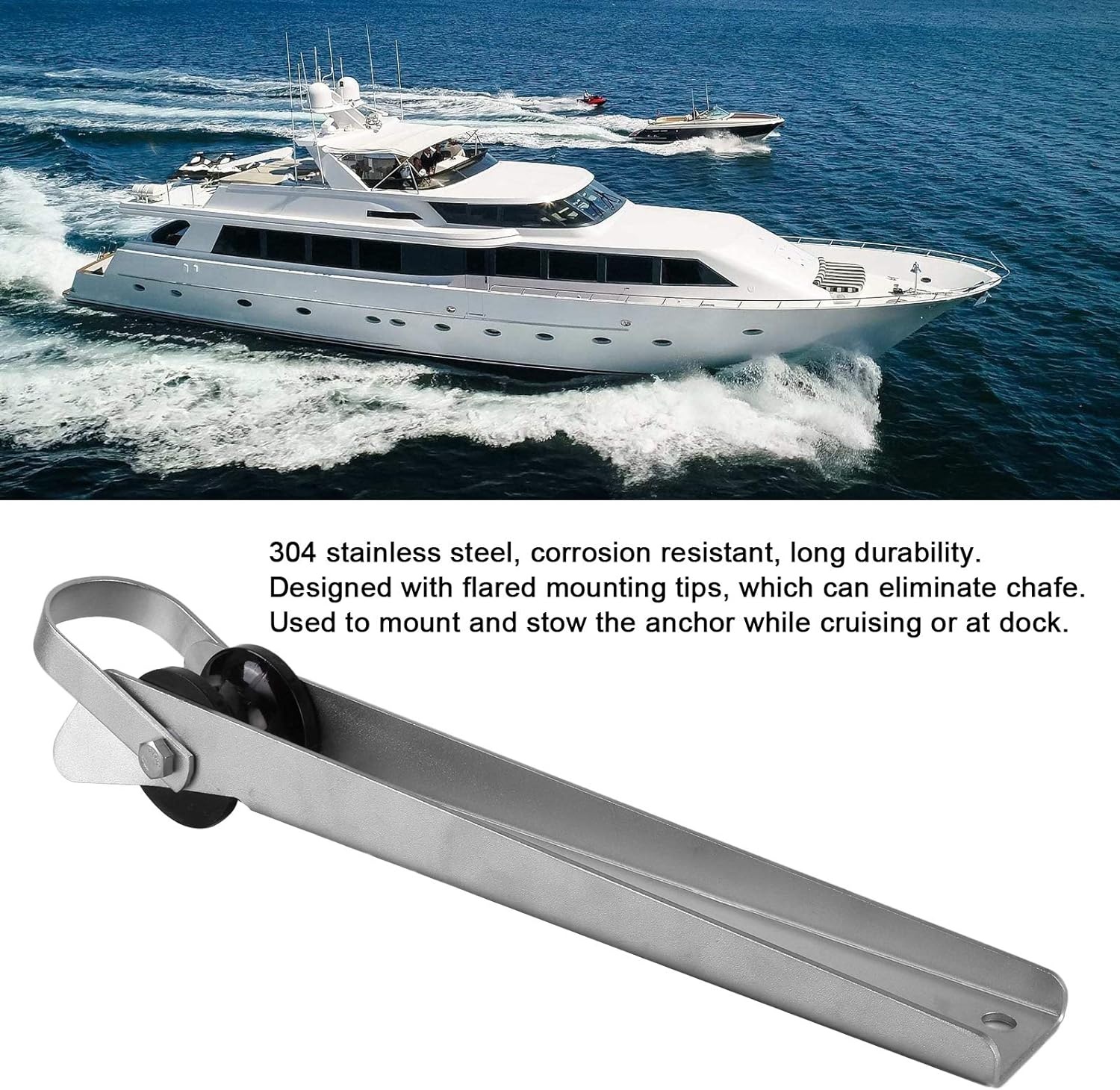 ELECTRO POLISHED ANCHOR ROLLER use