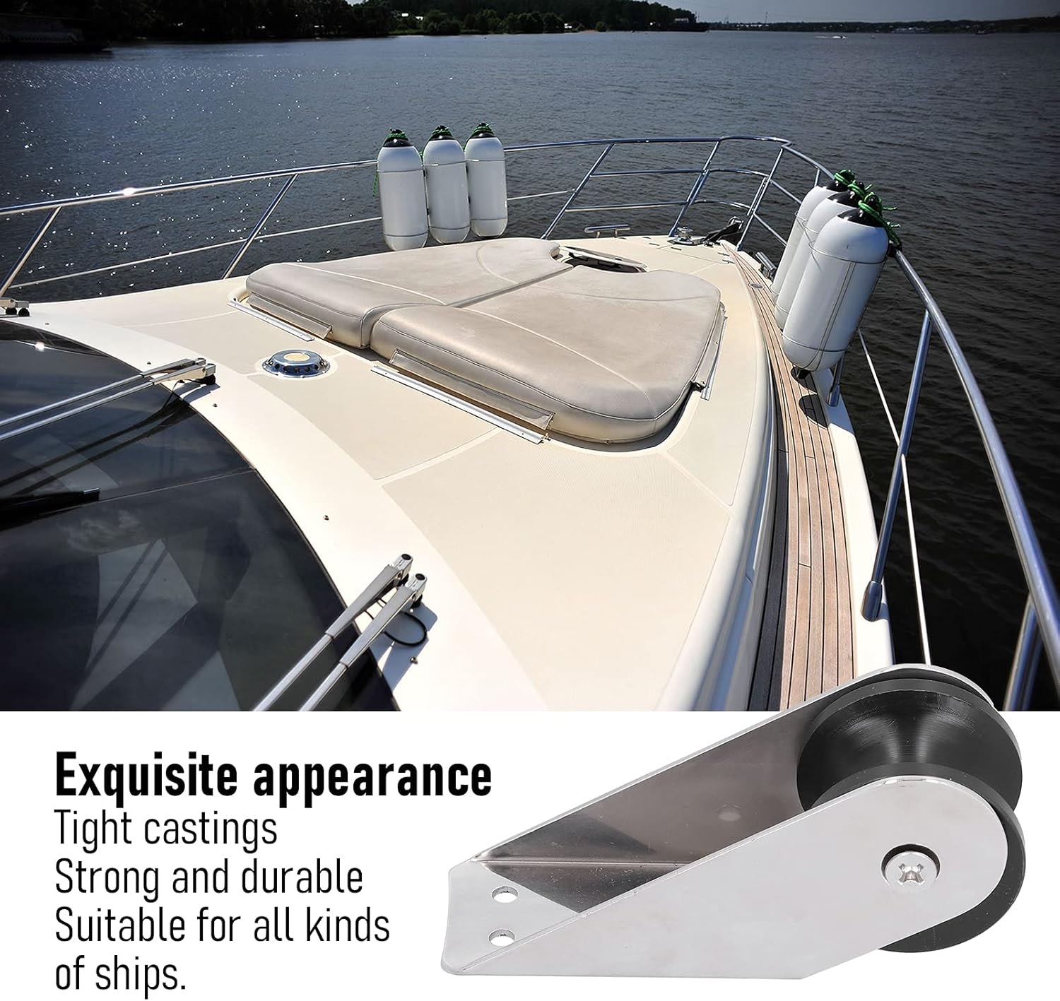 Stainless Steel Heavy Duty Windlass Boat Bow Roller use