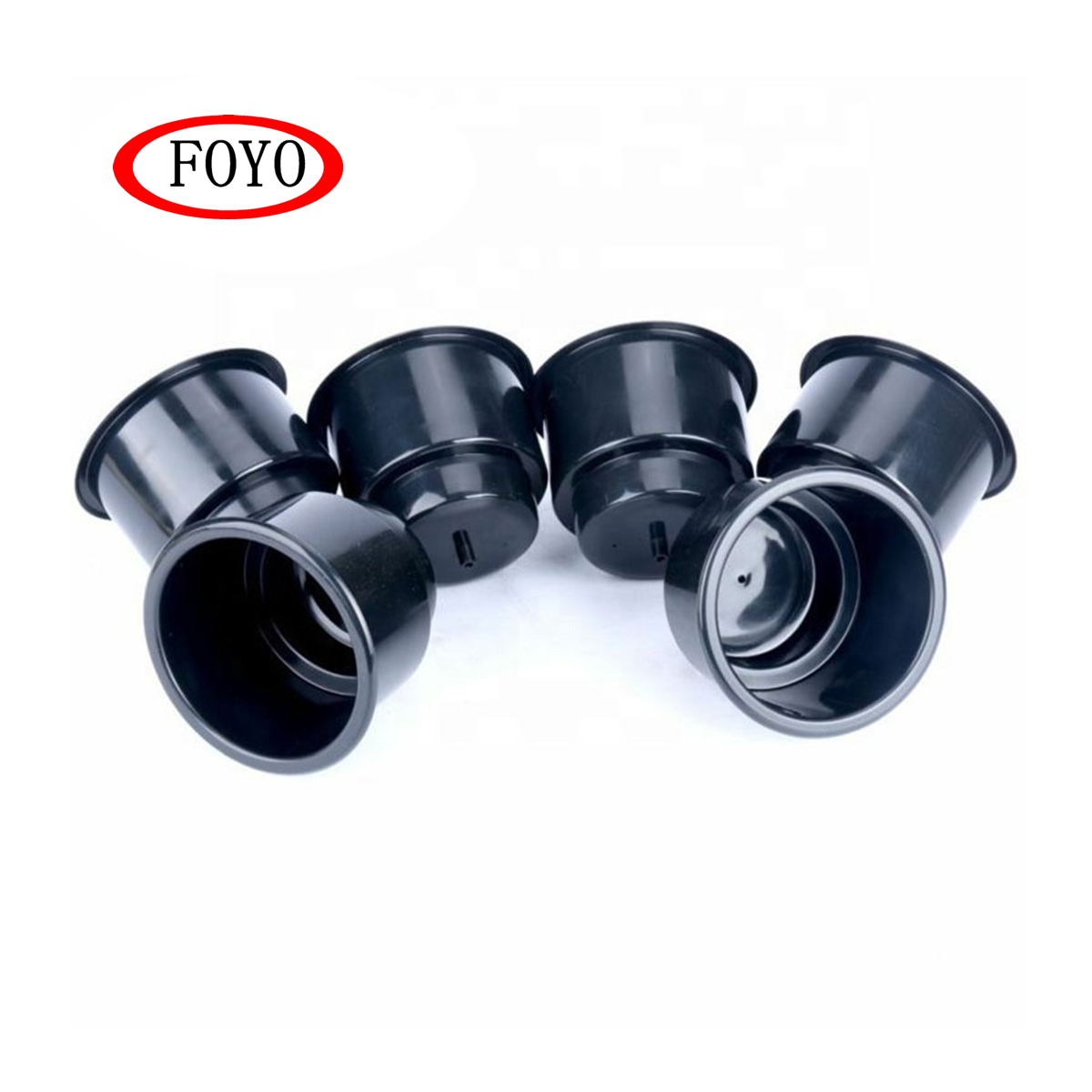 FOYO Plastic Cup Drink Holder Insert with Drain for Boat Car Marine Rv