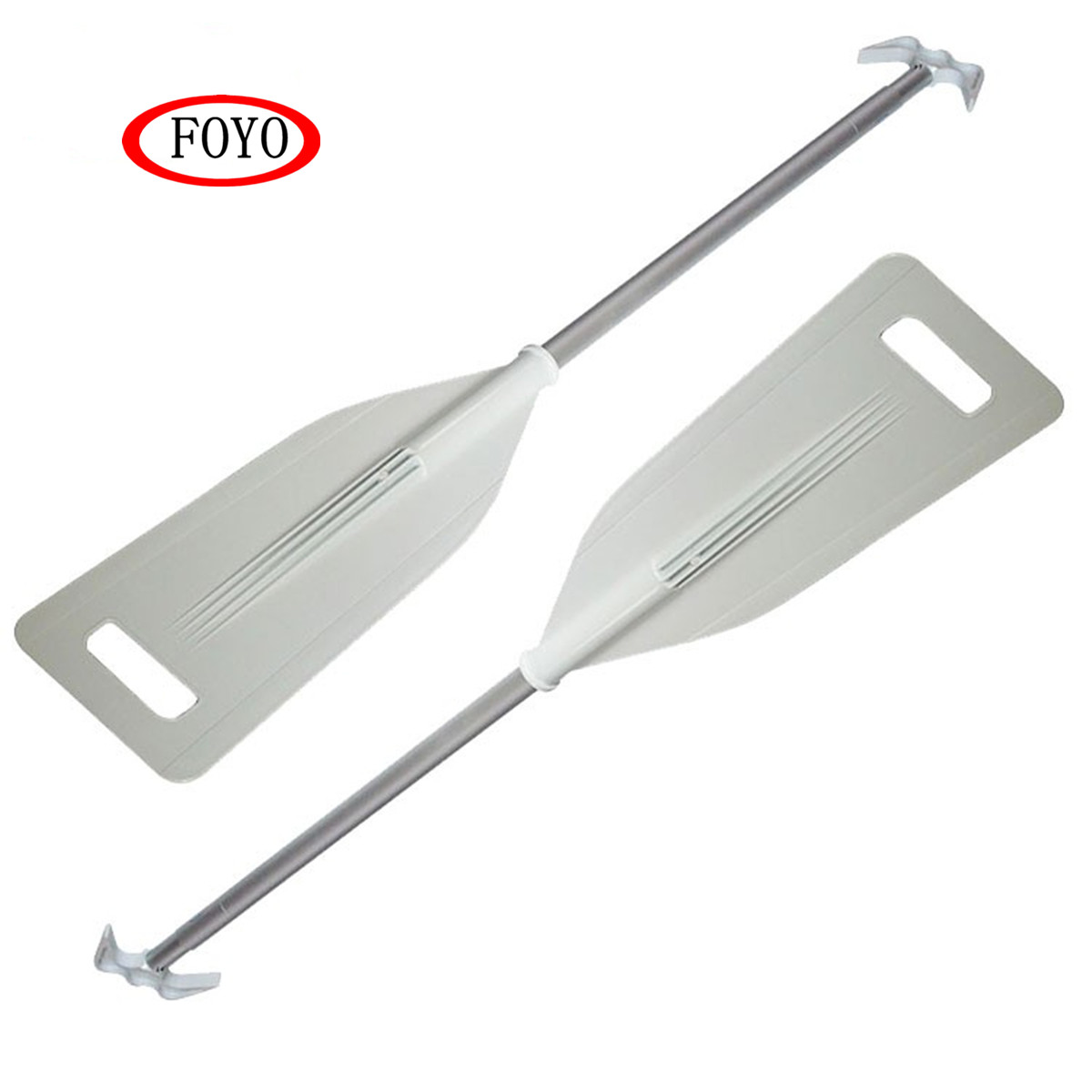 Anodized Aluminum Telescoping Paddle with Boat Hook