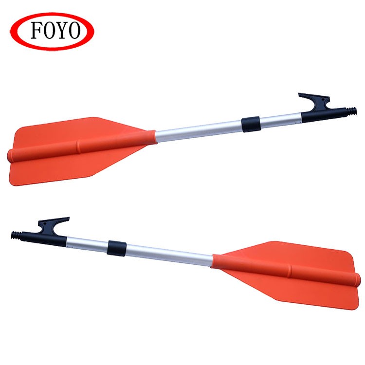 22"-66" Orange Telescoping Paddle with Boat Hook