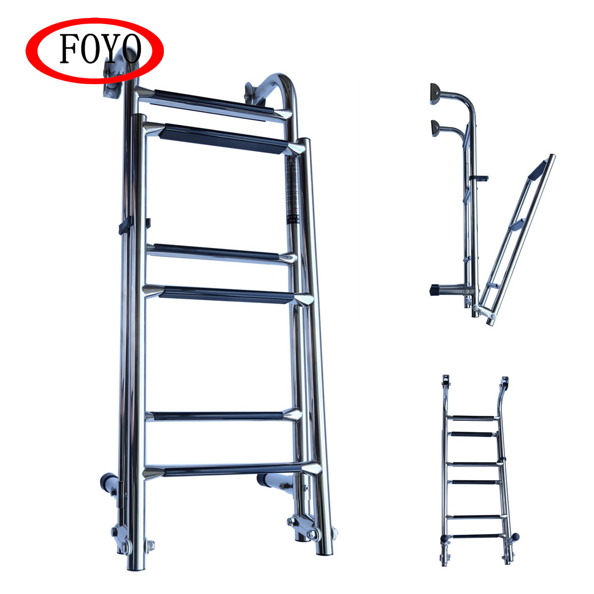 FOYO 304 Stainless Steel Folding Ship Ladder