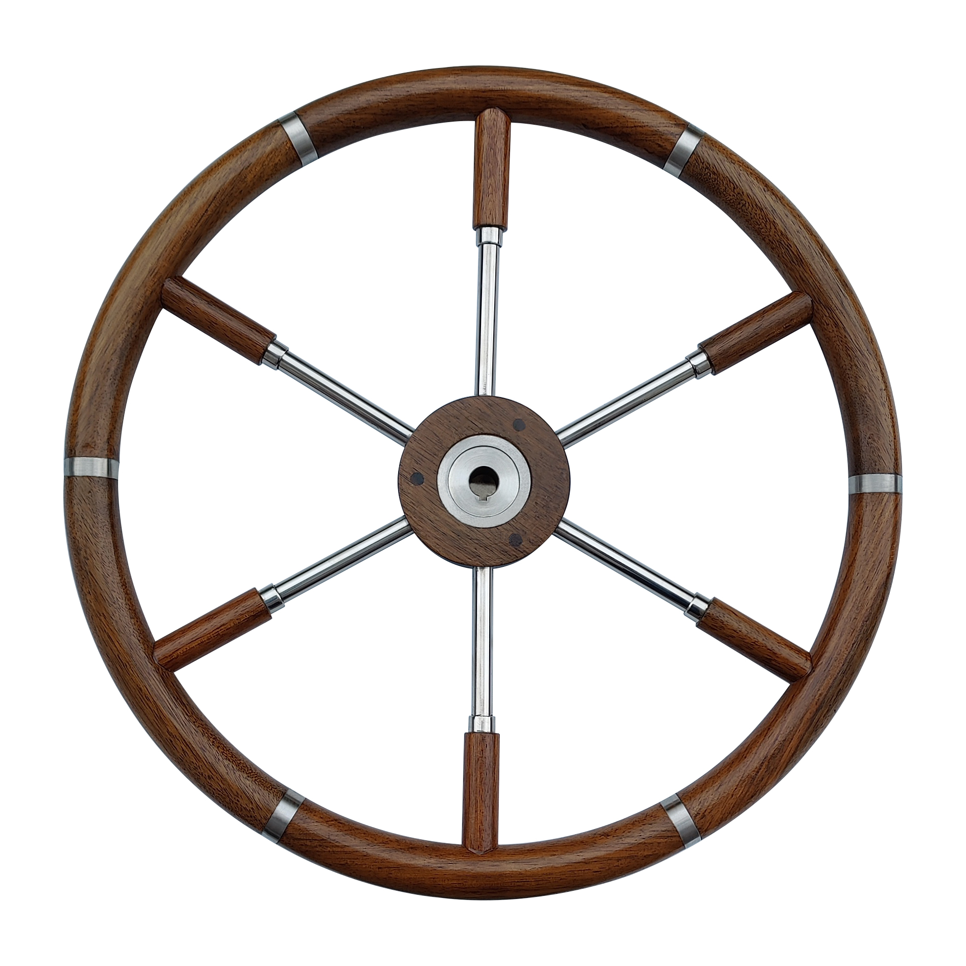 FOYO Classic Teak Sailing Wheel
