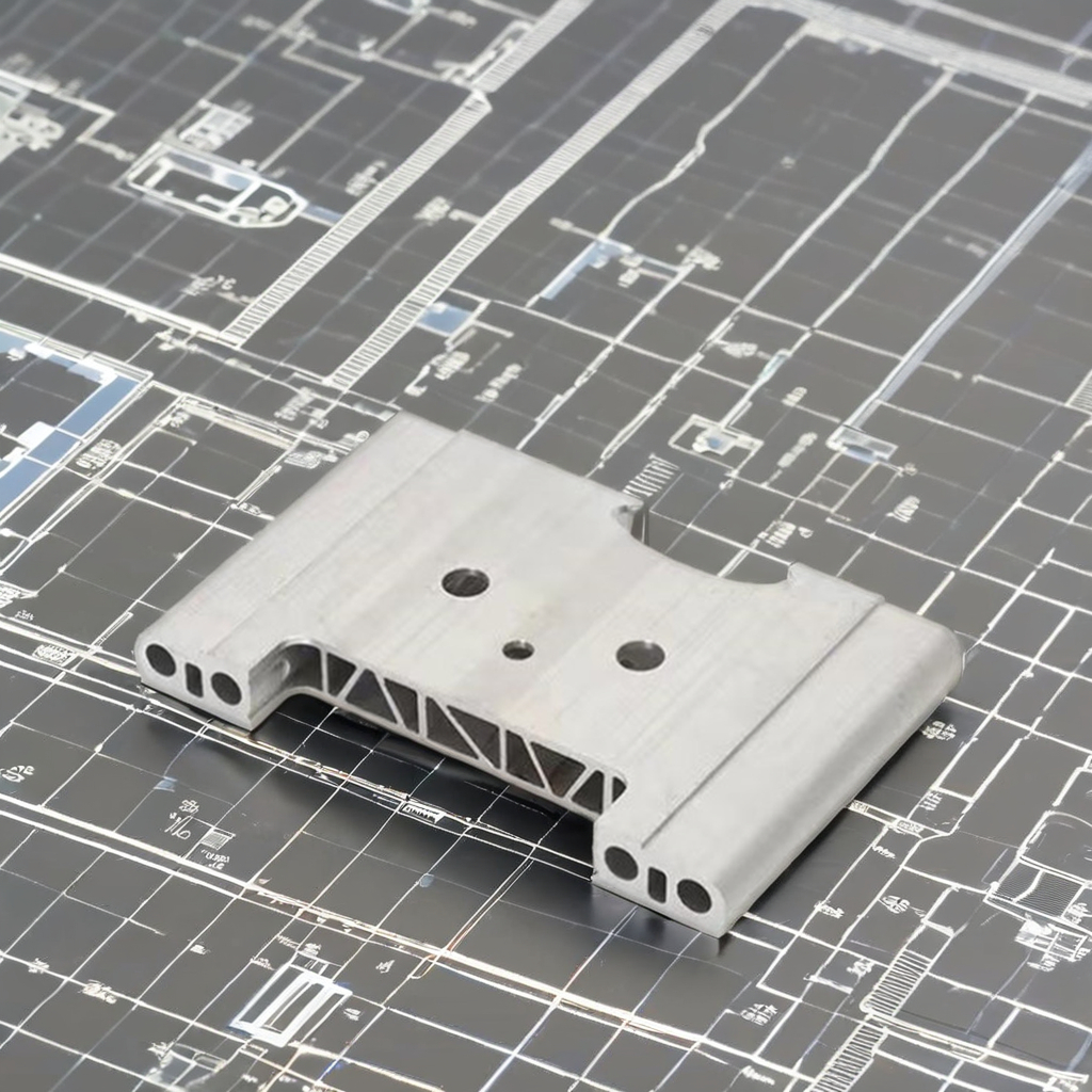 Customized new energy vehicle end plate aluminum alloy battery shell automotive battery aluminum profile processing