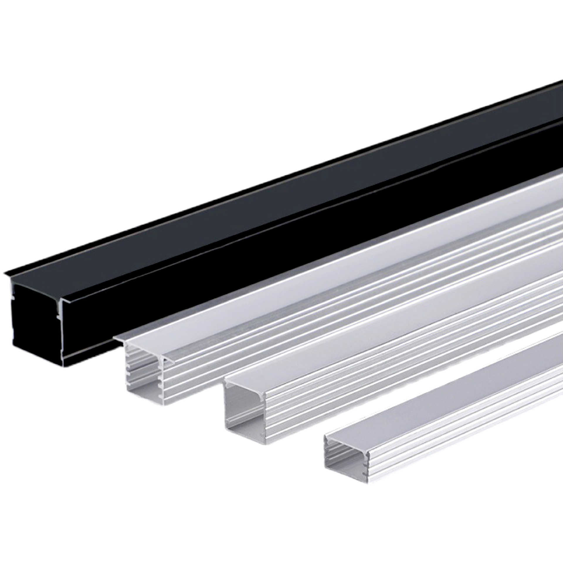 Led linear light embedded aluminum light groove U-shaped aluminum groove Aluminum alloy line light embedded aluminum profile