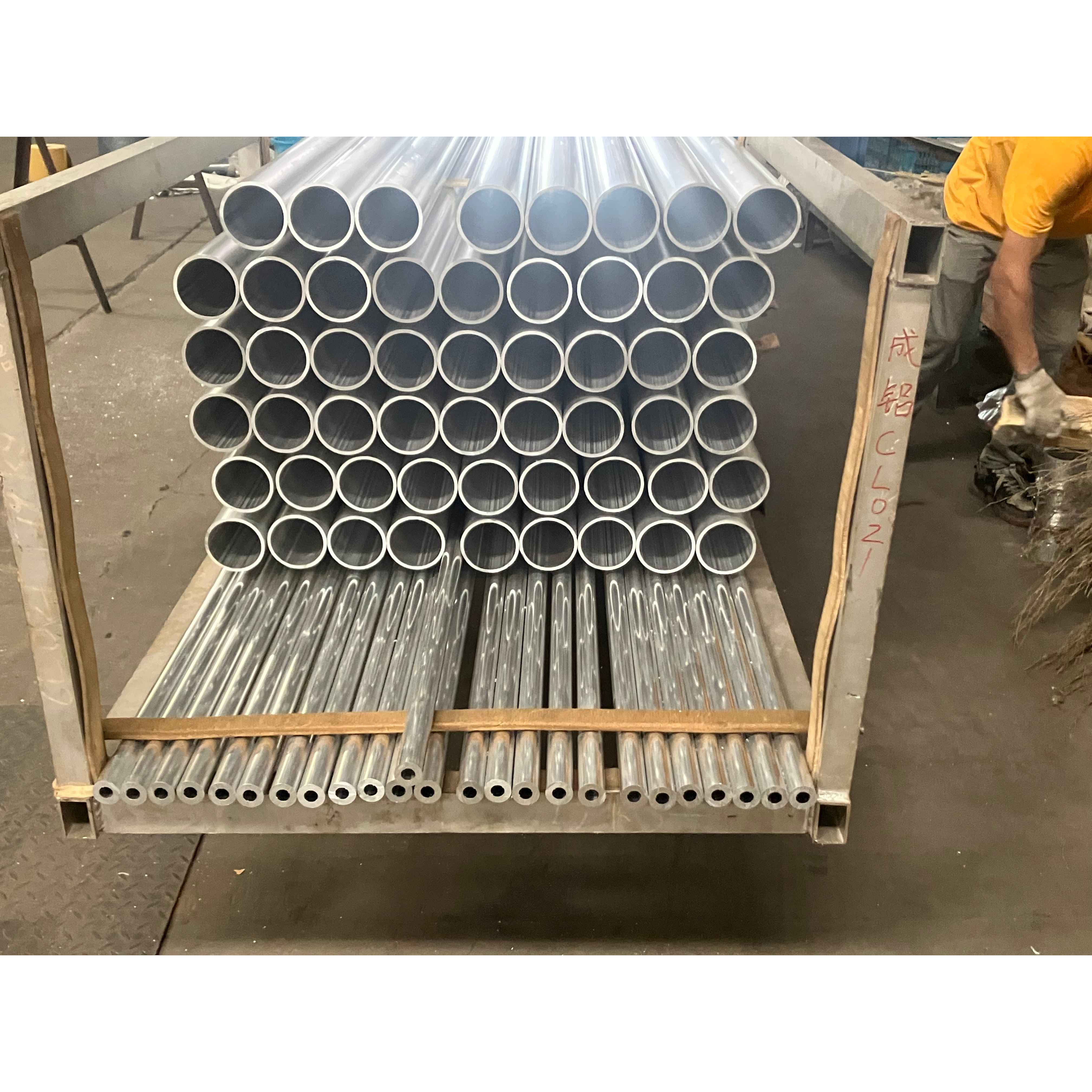 Manufacturers CNC processing wire cutting aluminum alloy pipe seamless forging large diameter hollow aluminum round pipe Fine drawn aluminum tube