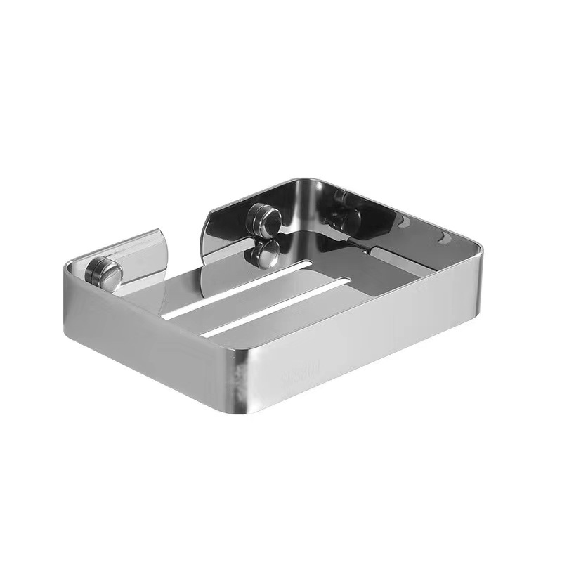 304 stainless steel bathroom soap holder storage rack