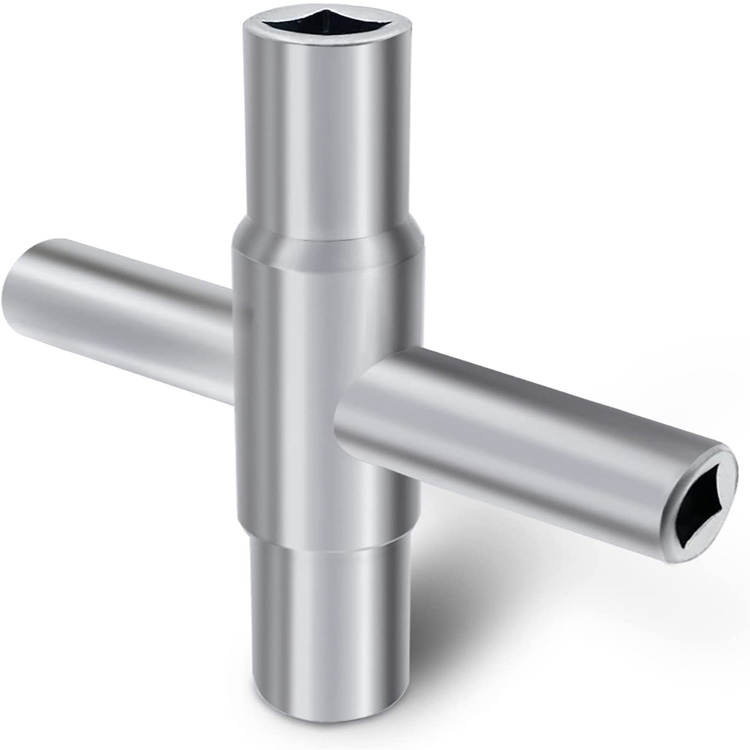 Versatile 4 Way Sillcock Key for Easy Outdoor Faucet Access