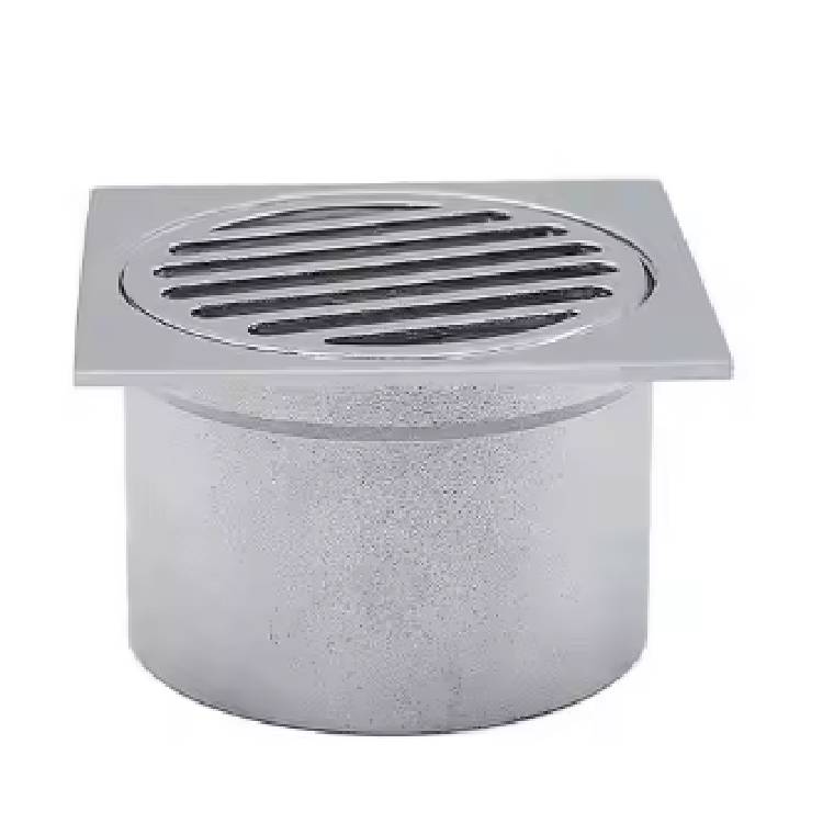 Chrome-plated Inset Bath Drain