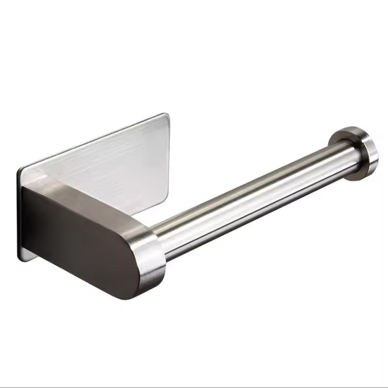Stainless Steel Adhesive Toilet Paper Roll Holder