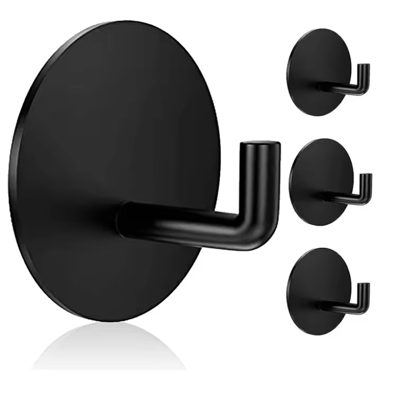 Bathroom Waterproof Stainless Steel Adhesive Hook ,3M hook