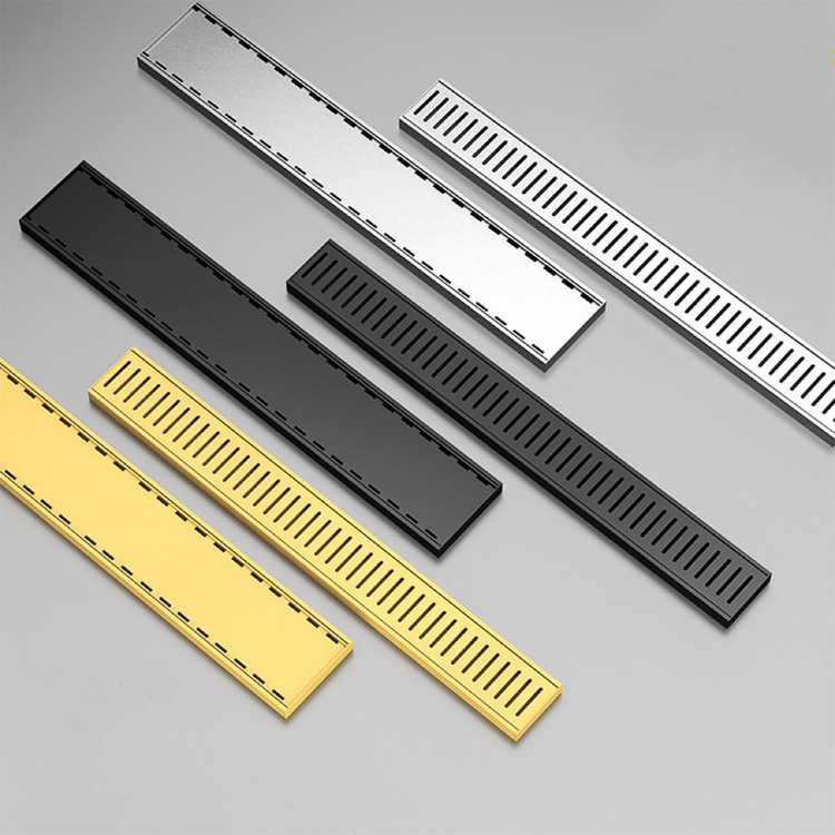 Bathroom Line floor drain ,Aluminum alloy long floor drain DIY Length floor drain