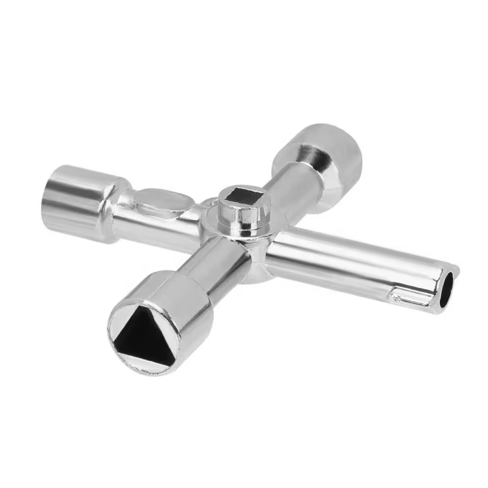 Cross open key Key Galvanized wrench square triangle