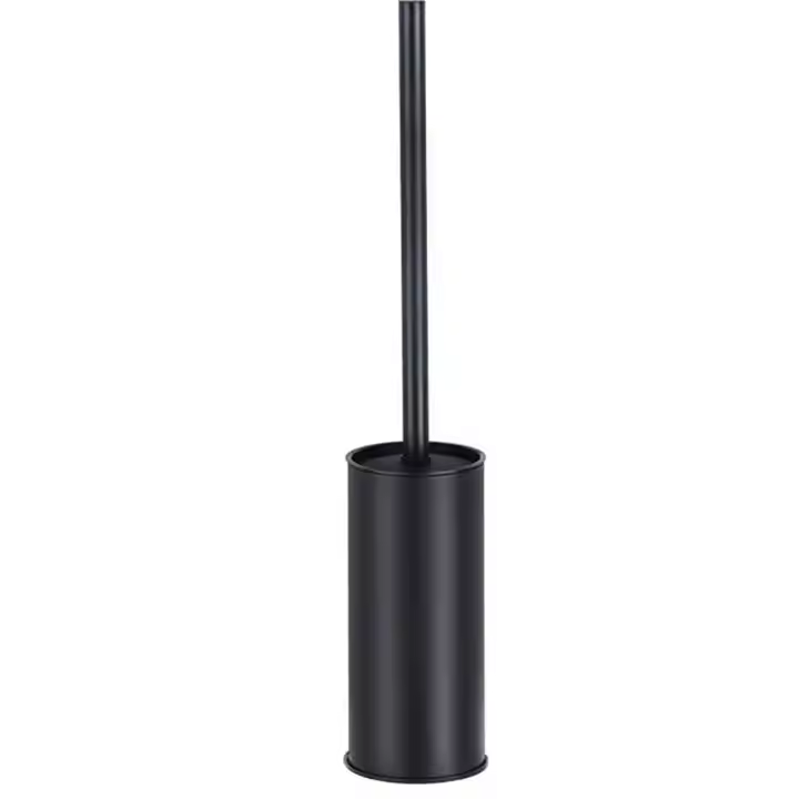 Stainless Steel Black Toilet Brush Cleaning Tool Holder