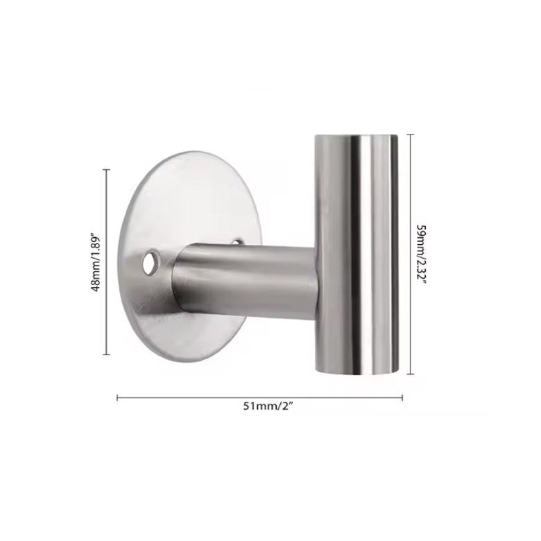 Heavy Duty bathroom Waterproof Stainless Steel Adhesive Robe Towel Hooks Wall Hook