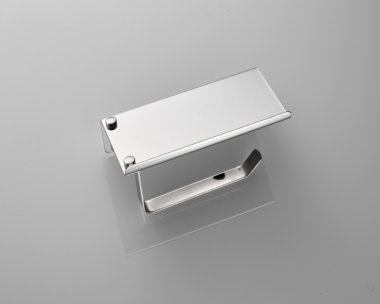 Stainless Steel 304 Tissue Holder, Bathroom Roll Paper Holder, Hotel Non-perforated Phone Holder, Bathroom Wall Mounted Toilet Paper Holder