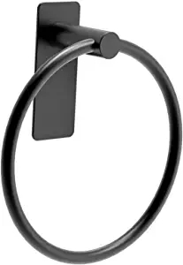 Stainless Steel Towel Rack Black Gold Set Bathroom Towel Ring Towel Rod Tissue Holder Single Hook Set