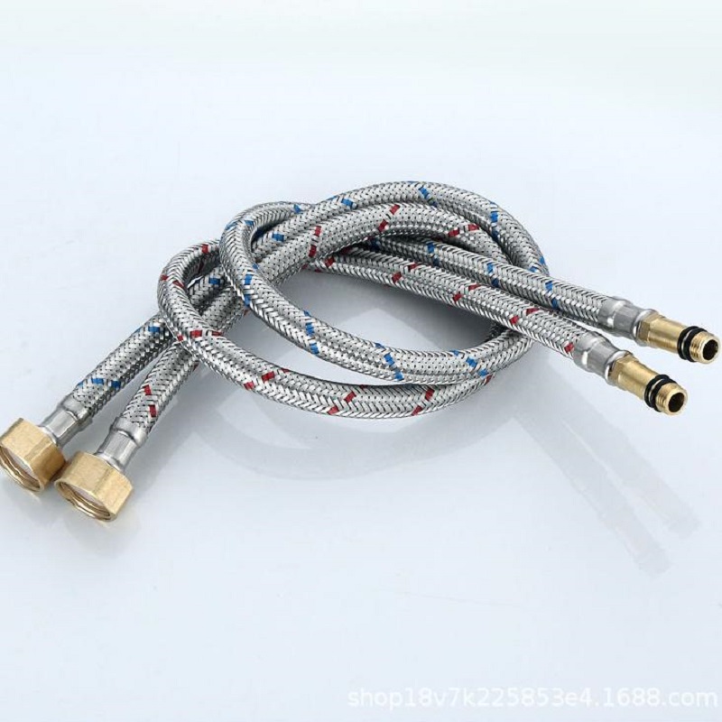 SS304 Kitchen and Bathroom Flexible Braided G-thread Plumbing Hose