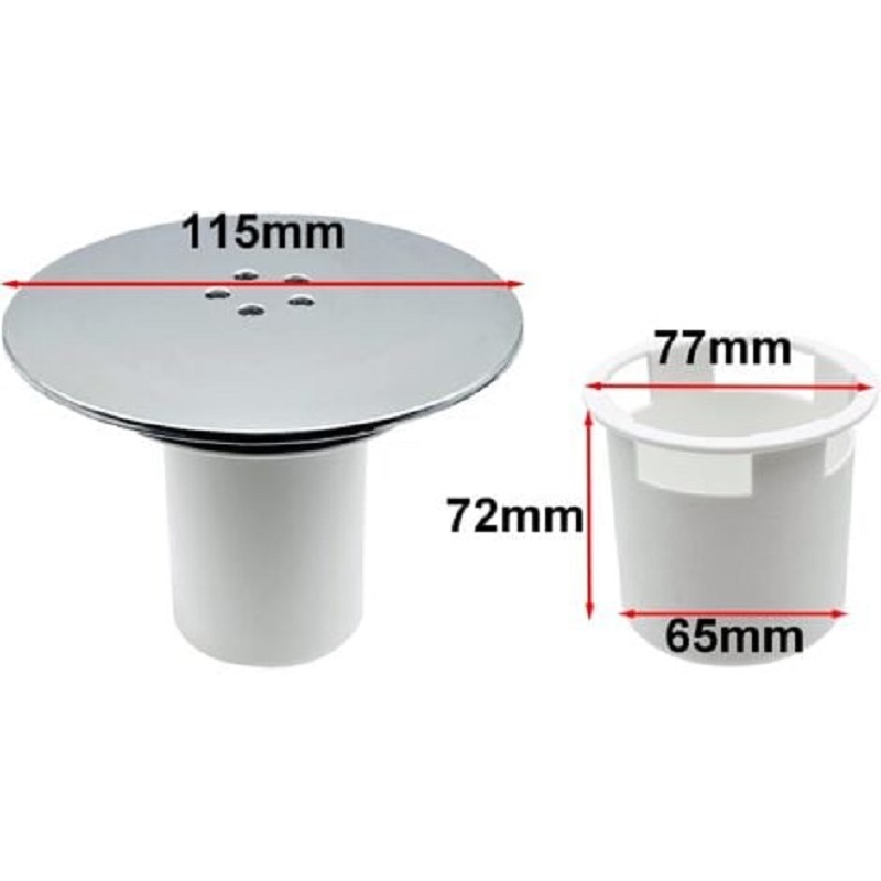 Plumbing Bathroom Plastic Shower Underdrain Floor Drain-product