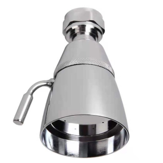 Brass trumpet shower top spray head fixed water saving pressurized top nozzle-product