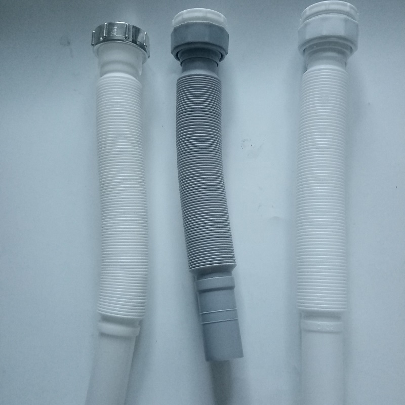 PVC plastic white soft drain pipe for kitchen basin drain pipe
