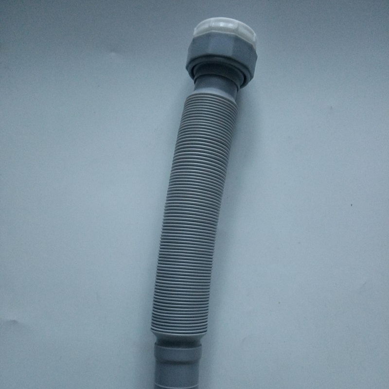 PVC plastic grey soft drain pipe for kitchen basin drain pipe