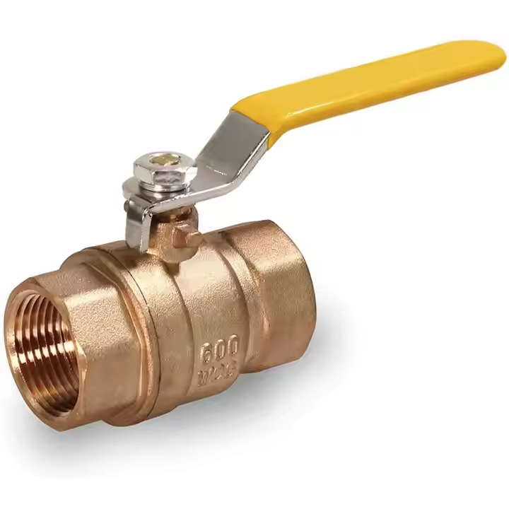 600wog full port brass ball valve with NPT thread BOP stem-product