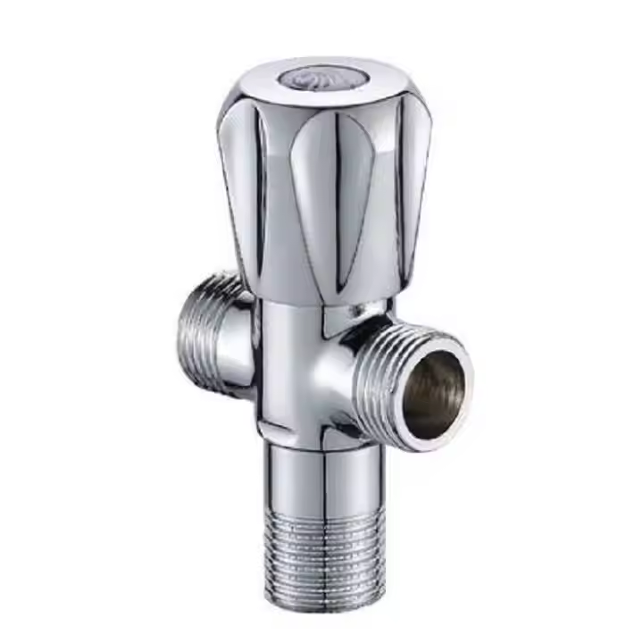 Three way water triangle valve eight-figure sealing Angle valve