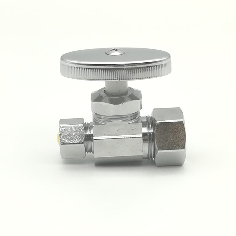 Bathroom Brass  1/2 "x 3/8" Multi Turn angle valve