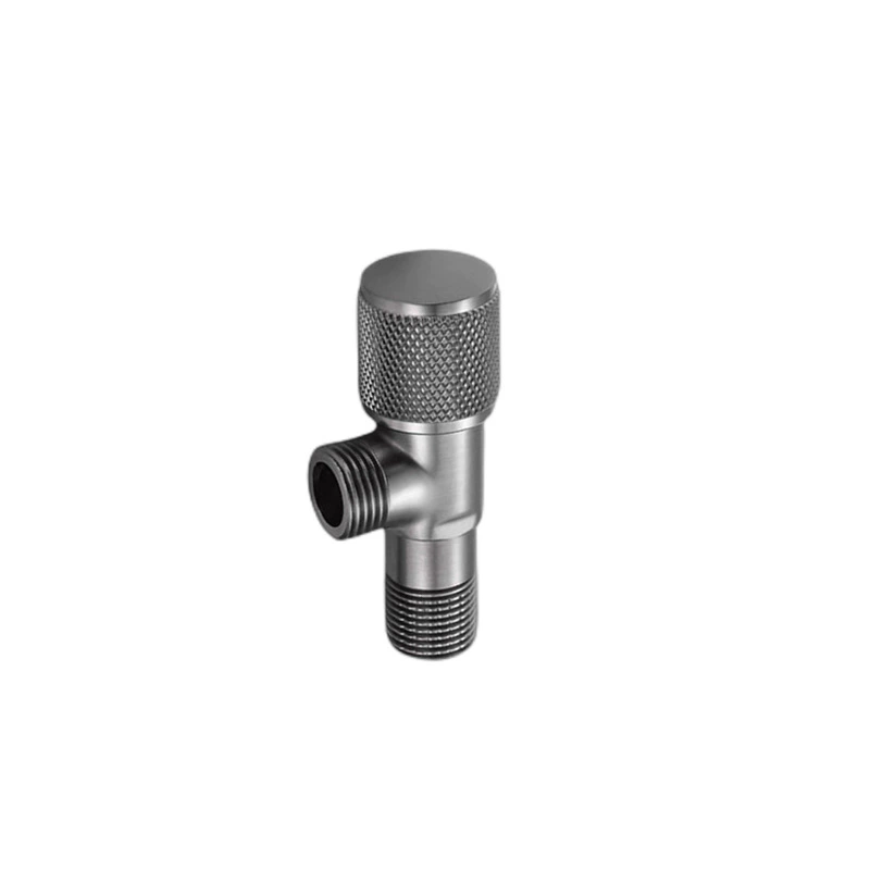 Gray Angle valve All copper water heater stop valve switch