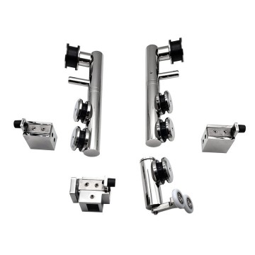 Shower Door Sliding Door Roller Accessories, Shower Room Set, Sliding Door Complete Accessories, Folding Shower Door Roller Track Accessories, Bathroom Sliding Door Accessories, Shower Room 304 Stainl