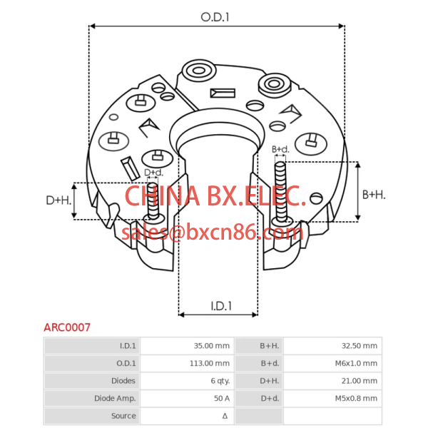 Auto Parts-Rectifier BXD9410 For Alternator-product