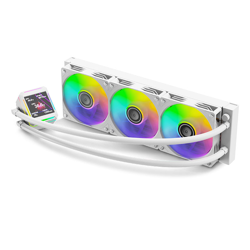 ThermTriton PC Aio Cpu Water Cooler Cooling ARGB Fan 360mm With Temperature Display