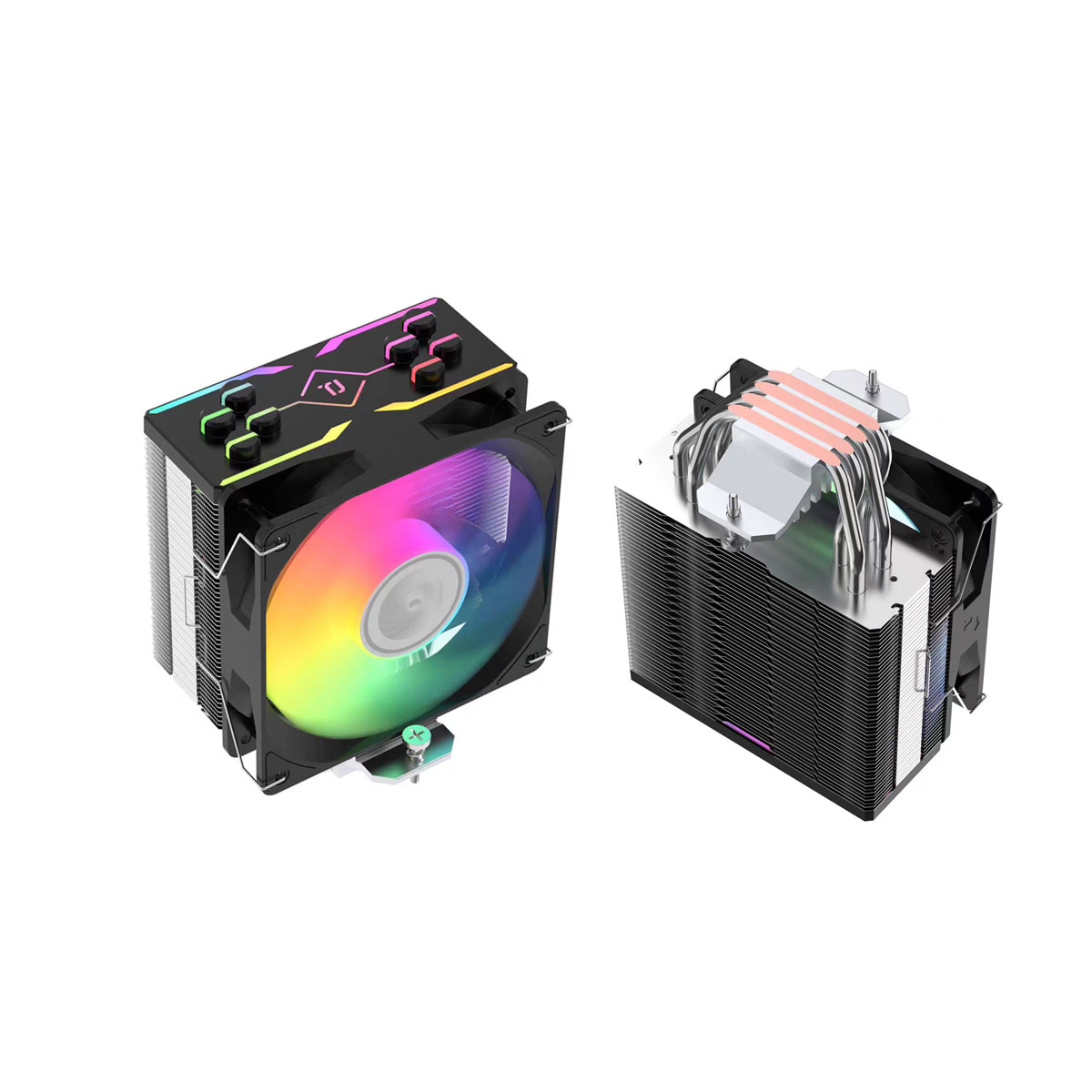 4 Copper Pipe 120mm PC Cpu Cooler Fan AIO Cpu Cooling System ARGB Fans