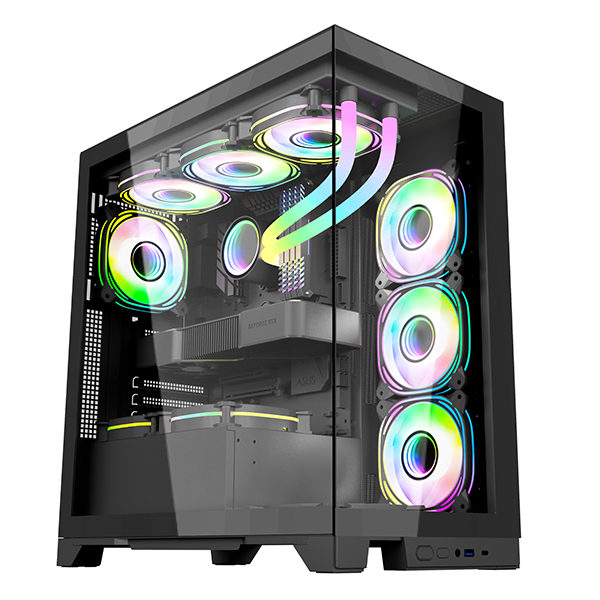 Ultimate Gaming Computer Case-The 270-degree Panoramic ATX PC Case